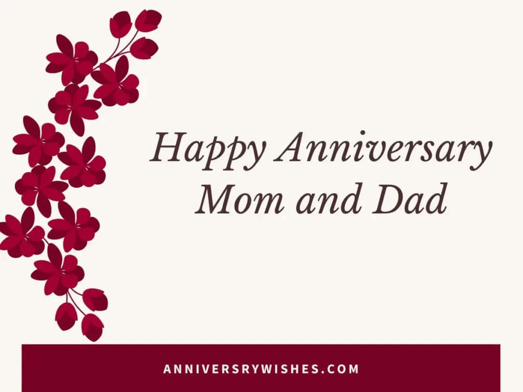 70+ Anniversary Wishes For Parents(Mom-Dad) From Daughter ...