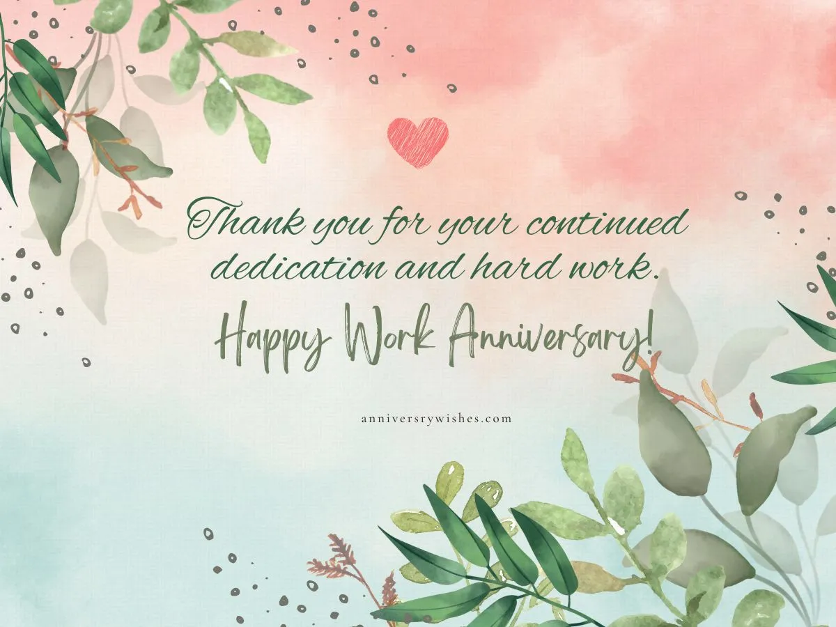 work anniversary quotes and sayings