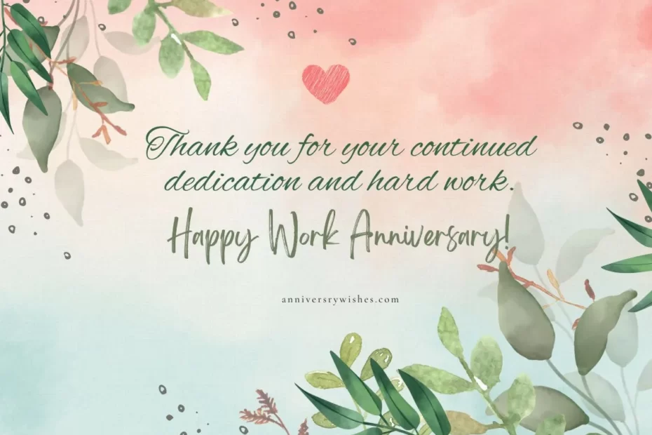 70 Happy Work Anniversary Messages Wishes And Quotes Anniversary Wishes